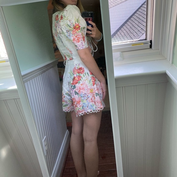 Zimmermann bellitude floral crop top size 0 - Picture 4 of 6